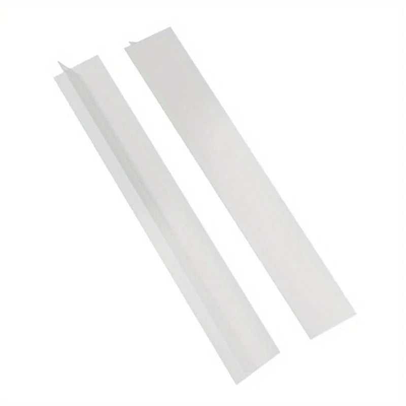 2Pcs Silicone Stove Counter Gap Cover – Heat Resistant Filler Kitchen Gap Filler Babs White