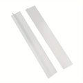2Pcs Silicone Stove Counter Gap Cover – Heat Resistant Filler Kitchen Gap Filler Babs White