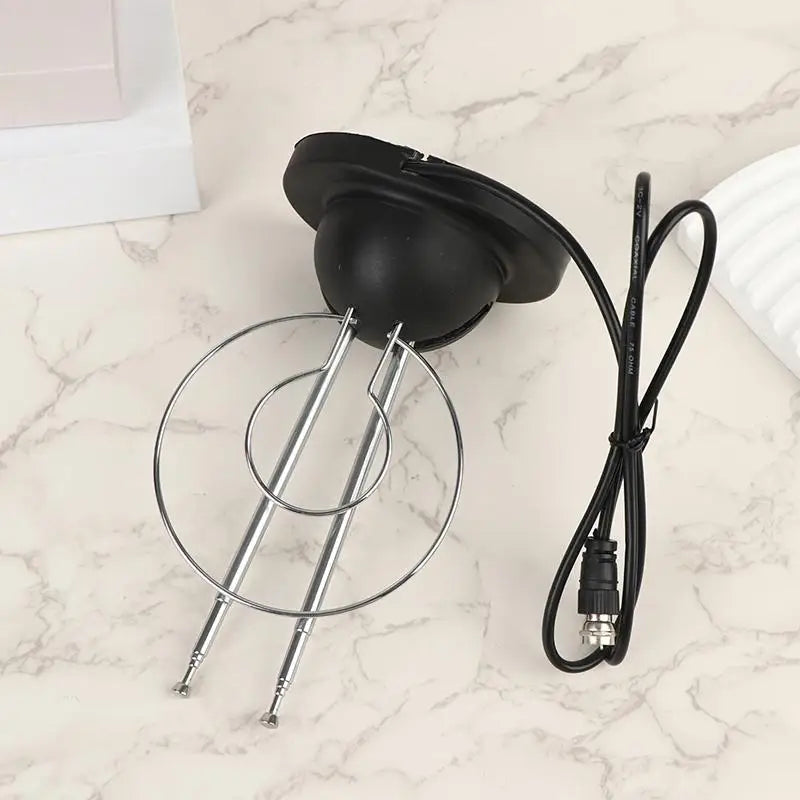 Indoor Loop Rabbit Antenna VHF UHF HDTV Analog Digital Signal Indoor TV Antenna Babs