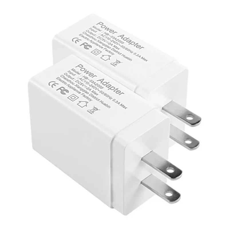 3-Port USB Wall Charger 5V 2A – EU AU UK Plug Power Adapter USB Wall Charger Babs