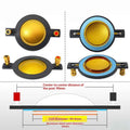 HUXUAN 44.4mm Titanium Tweeter Replacement Diaphragm Tweeter Diaphragm Babs A3