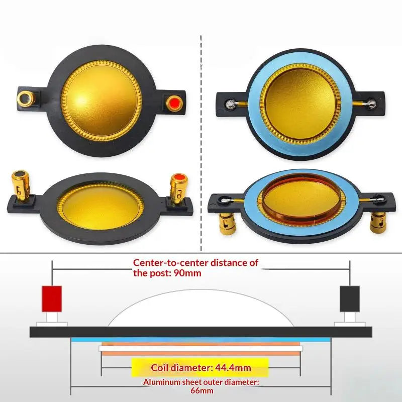 44.4mm Titanium Tweeter Diaphragm – Horn Driver Replacement Tweeter Diaphragm Babs A3