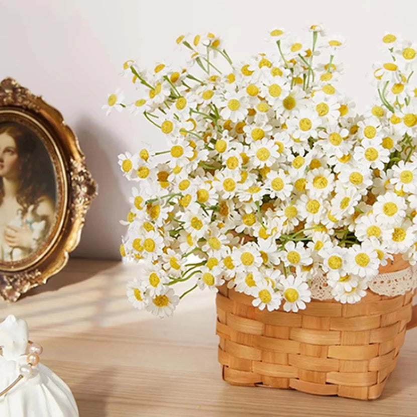 Artificial Silk Chrysanthemum Bouquet – Wedding & Home Décor Artificial Flower Bouquet Babs