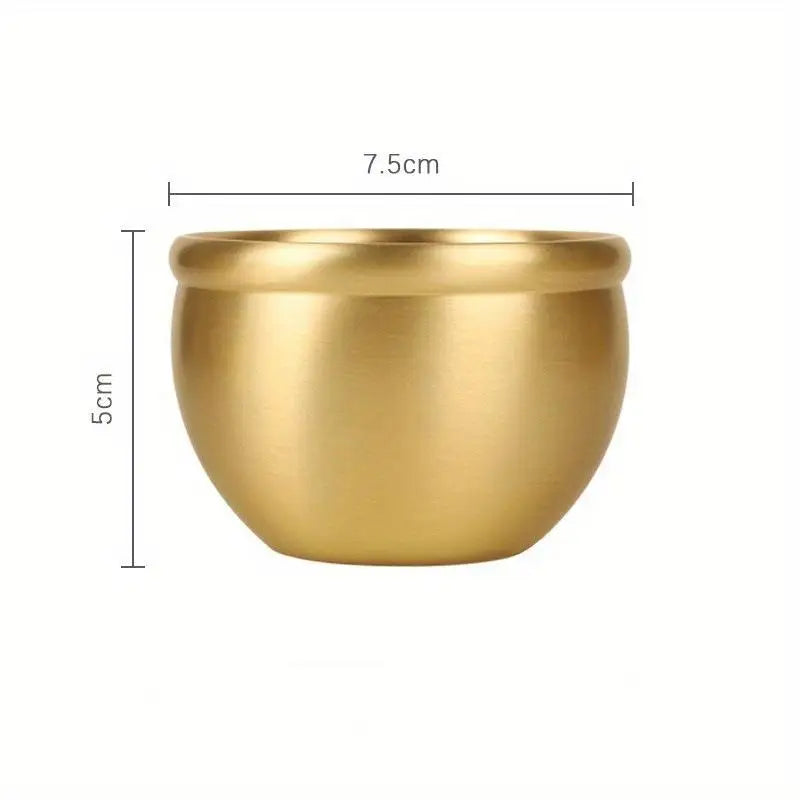 Brass Copper Treasure Bowl Ornament – Home & Office Décor Decorative Bowl Ornament Babs