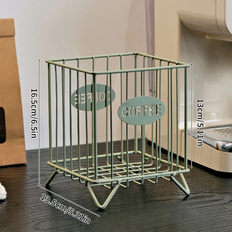 Metal Fruit & Storage Basket – Multifunction Home Organizer Storage Basket Babs Green