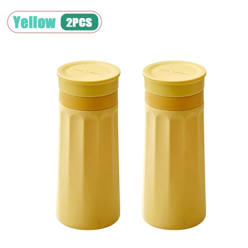 Reusable Silicone Ice Maker Cup – Squeeze & Freeze DIY Tray Silicone Ice Maker Cup Babs Yellow-2pcs