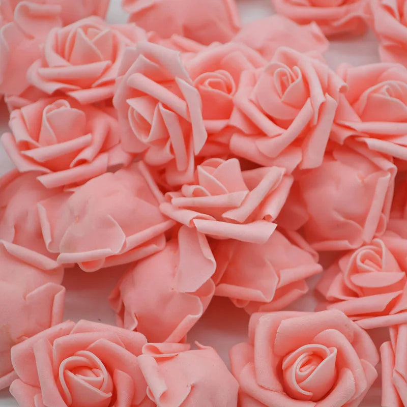 20pcs Multicolor Foam Rose Heads – Artificial Flowers for Weddings Artificial Flower Heads Babs