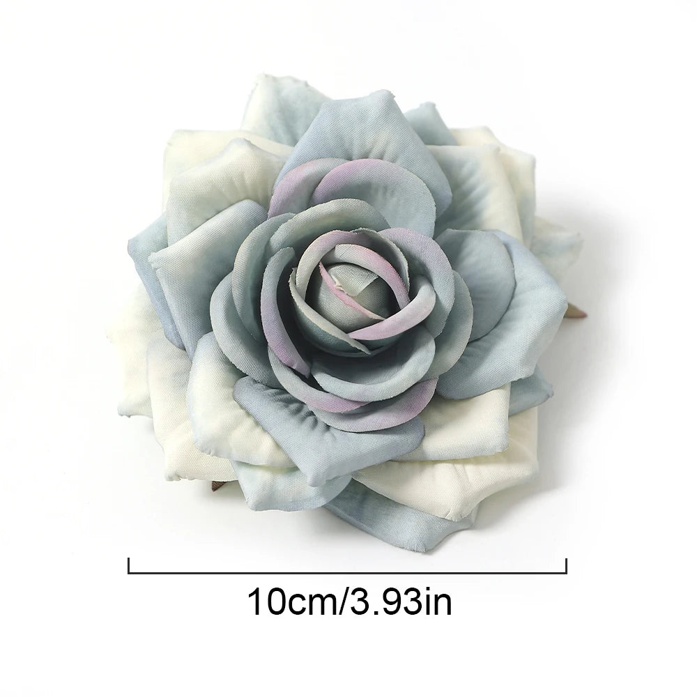 Silk Rose Artificial Flower Heads for Wedding & Home Decor 3/5 Pcs Artificial Flower Heads Babs