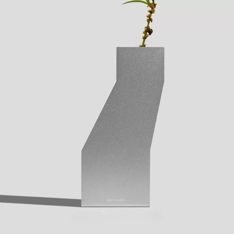 Modern Metal Aluminum Decorative Vase – Luxury Silver Home Décor Decorative Metal Vase Babs