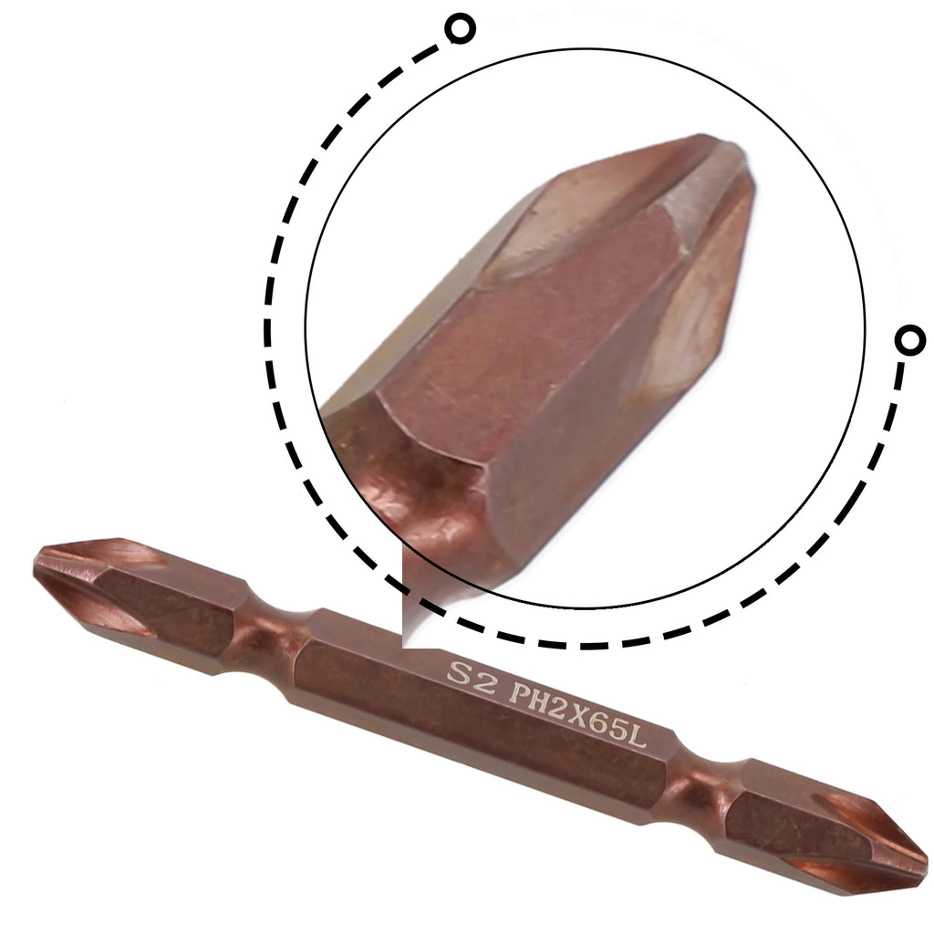 PH2 Magnetic Screwdriver Bits 1/4" Hex Shank 65–300mm | 1 or 10pk Screwdriver Bits Babs