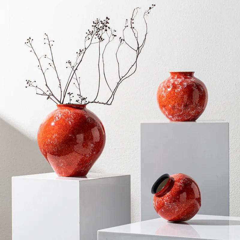 Ceramic Vase Modern Aesthetic Flower Bottle – Home Décor Ceramic Decorative Vase Babs