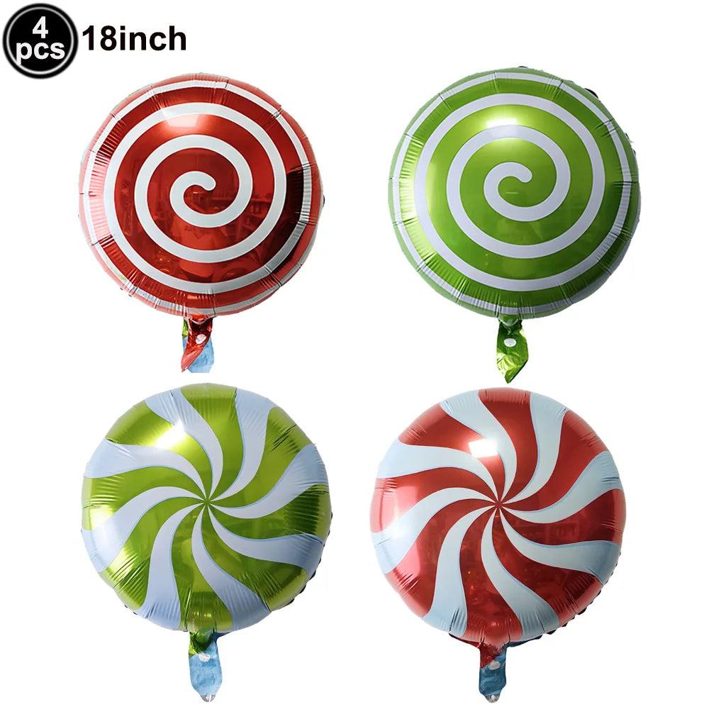 Christmas Foil Balloons – Santa, Snowman & Tree Party Decor Holiday Foil Balloons Babs army green As pictures show
