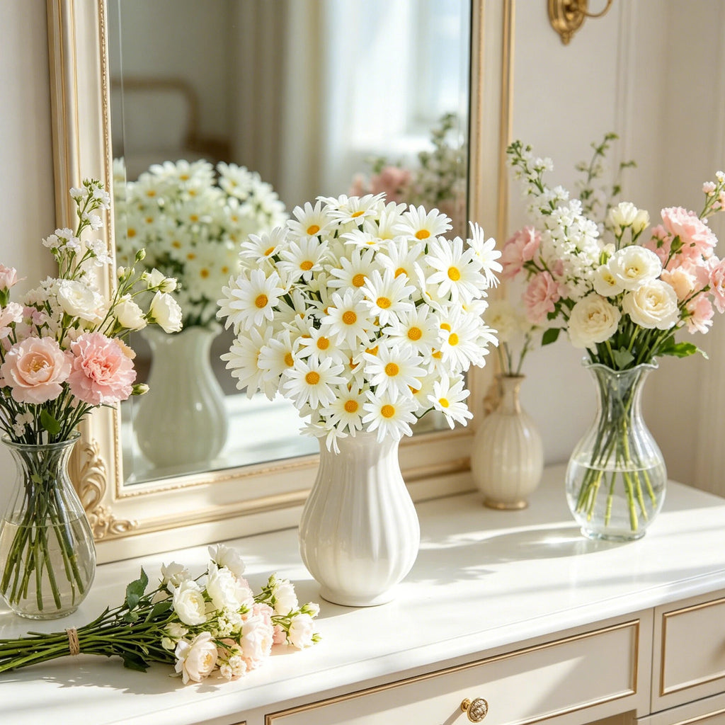Artificial Silk Chrysanthemum Flowers – Wedding & Home Décor Artificial Silk Flowers Babs