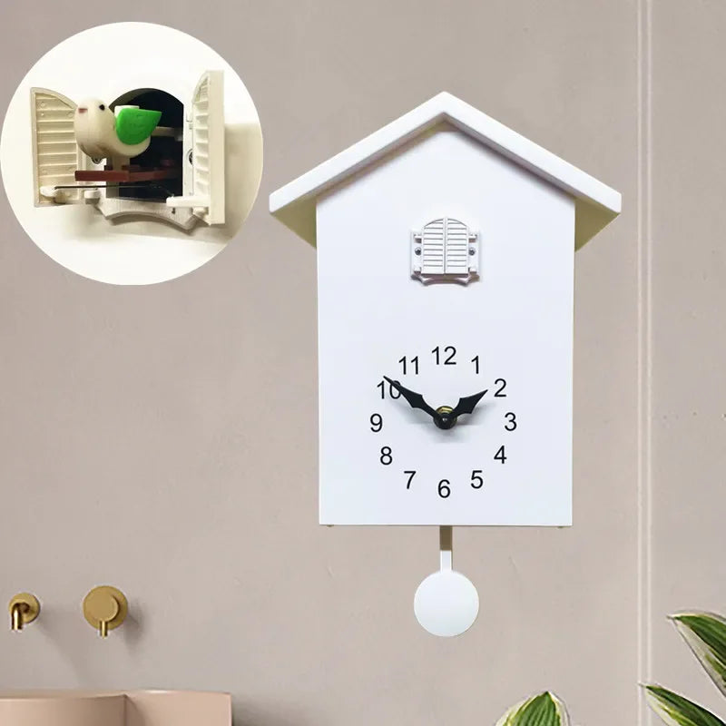 Nordic Silent Wall Clock – 10-Inch Quartz Cuckoo Home Decor Wall Clock Babs
