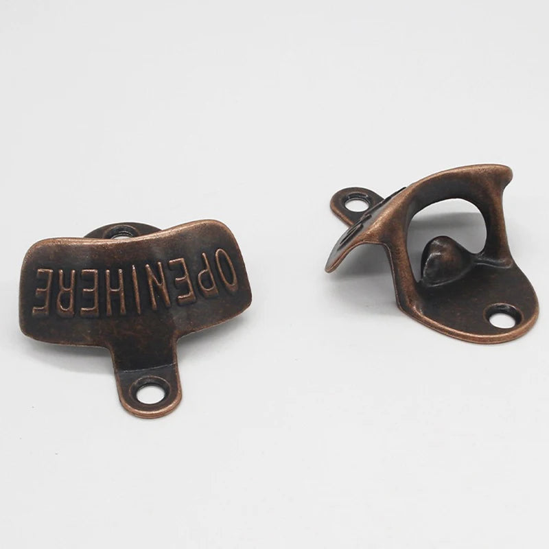 Retro Wall Mounted Beer Bottle Opener – Zinc Alloy Kitchen Decor Wall Bottle Opener Babs