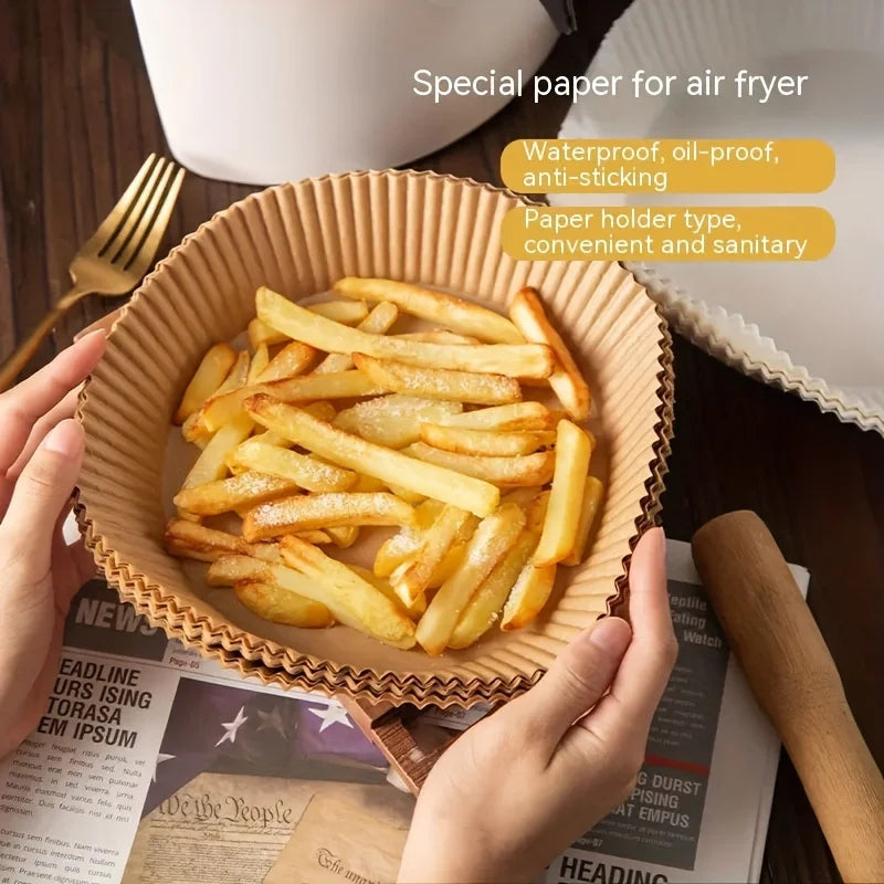 Disposable Non-Stick Air Fryer Liners – Oil-Absorbing Paper Air Fryer Liner Babs