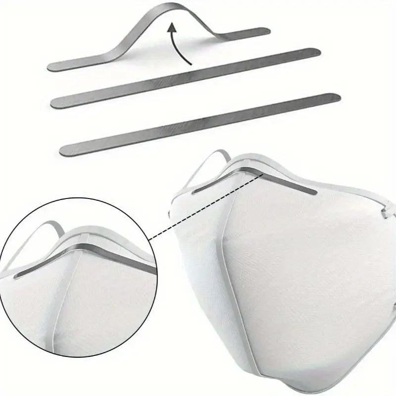 Aluminum Mask Nose Bridge Strips 100/200pcs – Adjustable Mask Accessories Babs