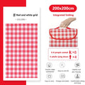 Large Waterproof Beach Blanket – Foldable Picnic Mat for Camping Outdoor Picnic Blanket Babs Red-200x200cm