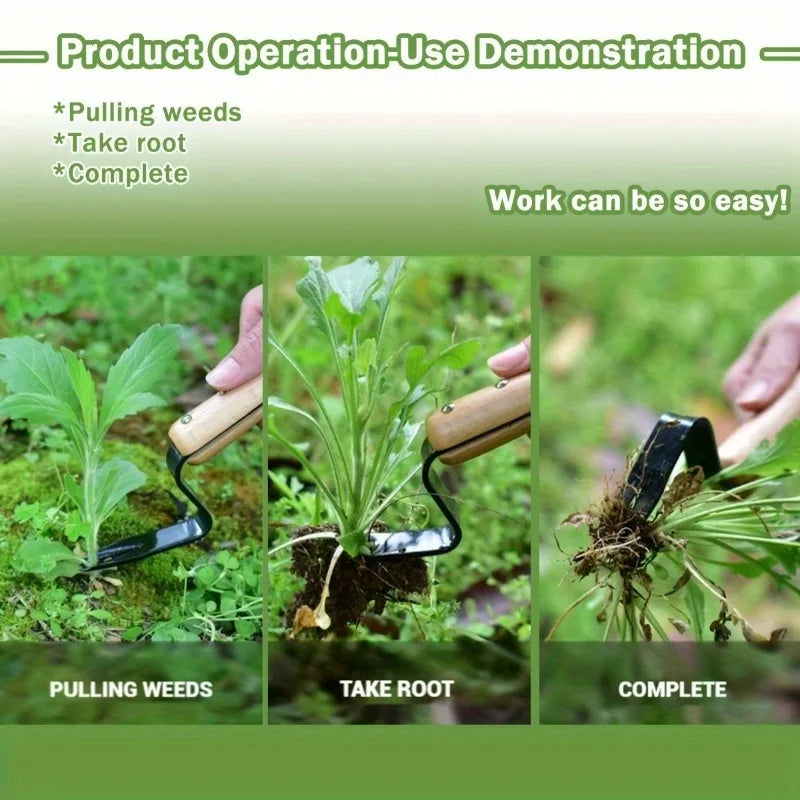 Metal Handheld Weed Remover Tool – Dandelion Puller Garden Fork Weed Remover Tool Babs