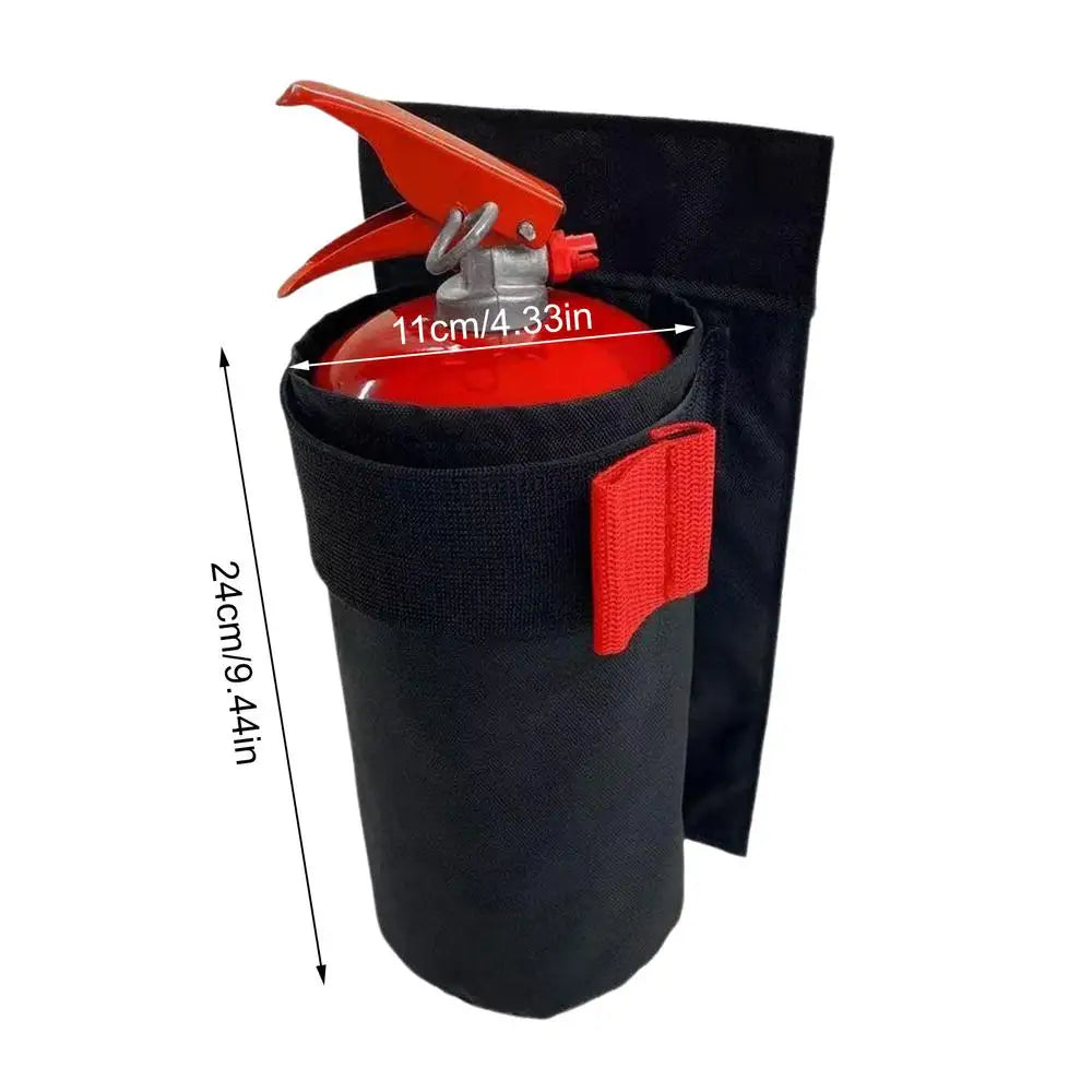 Car Fire Extinguisher Trunk Mount Bag & Bracket Holder Trunk Mount Organizer Babs 1pcs