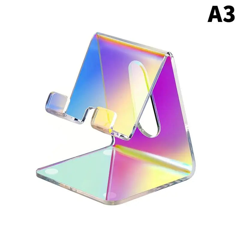 Acrylic Wave Phone & Tablet Stand | Minimalist Desktop Holder Phone & Tablet Stand Babs A3