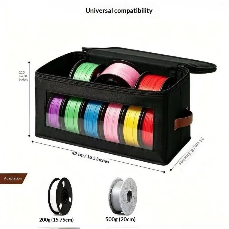 3PCS 3D Printer Filament Storage Bags – Dustproof Organizer Filament Storage Bag Babs