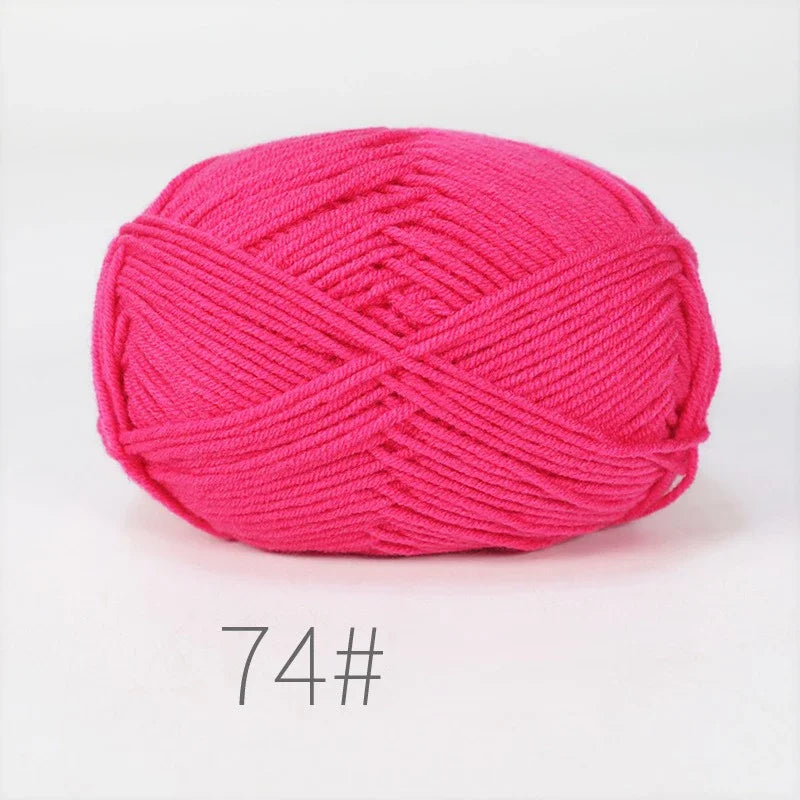 10 Balls 500g Soft Milk Cotton Yarn for Knitting & Crochet Knitting Crochet Yarn Babs 74 10pcs