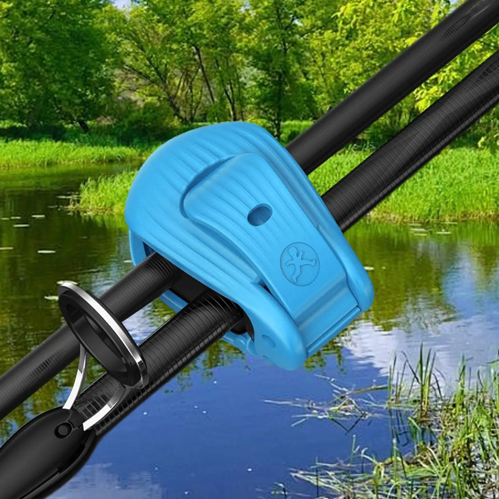 2-Pack Fishing Rod Holder Clips – Portable ABS Pole Fixer Fishing Rod Holder Babs
