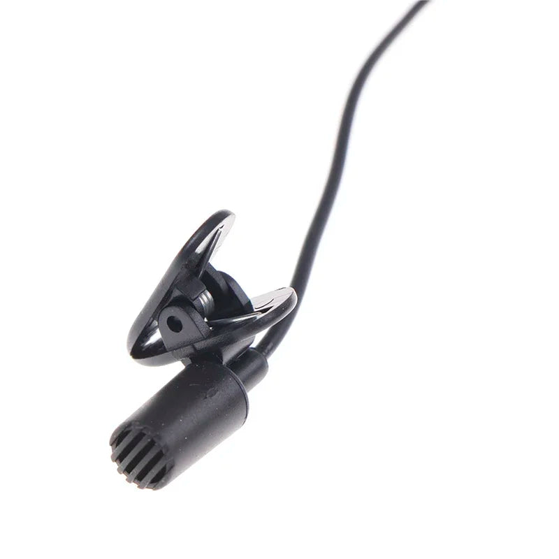 3.5mm Clip-On Condenser Mic for PC Laptop – 1.5M Cable Clip-On Microphone Babs