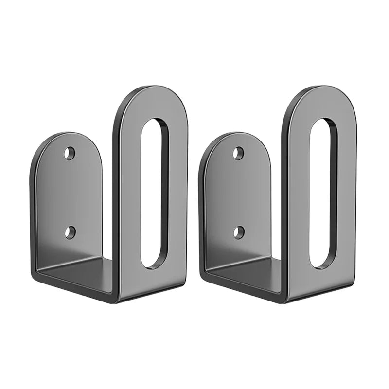2pcs Wall Mount Router Storage Rack & Cable Management Box Wall Mount Storage Rack Babs gunmetal gray 2pcs