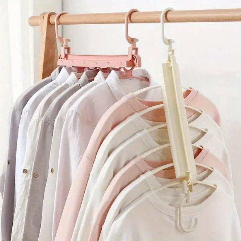 Foldable Clothes Rack – Anti-Skid Multifunction Hanger Organizer Folding Clothes Rack Babs
