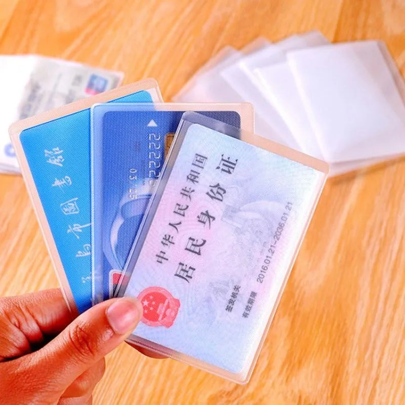 30-Pack Clear PVC Card Sleeves – Waterproof ID & Card Holders Card & ID Holders Babs