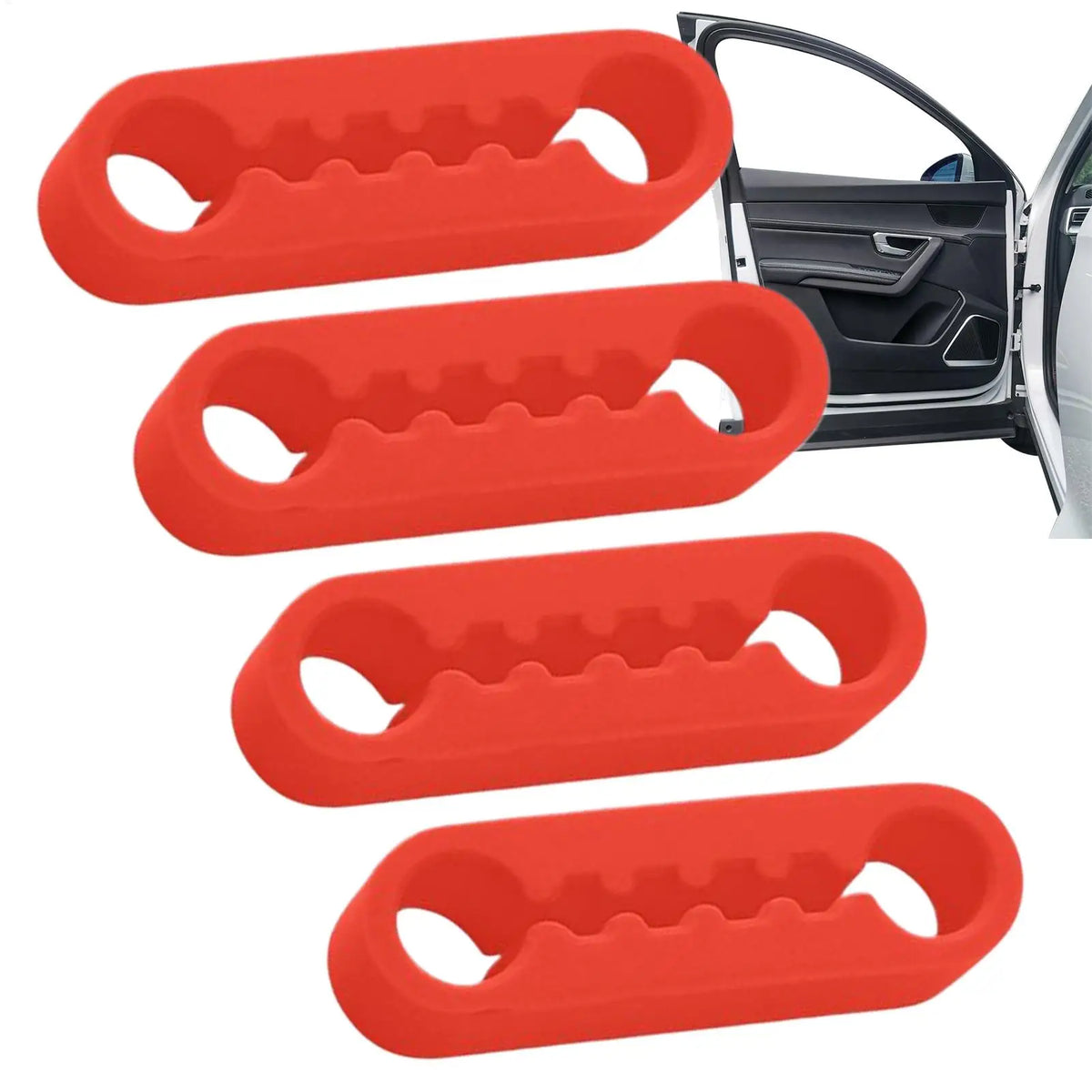 Universal Car Door Shock Absorber Silicone Damper Pads 4pcs Car Door Damper Pad Babs
