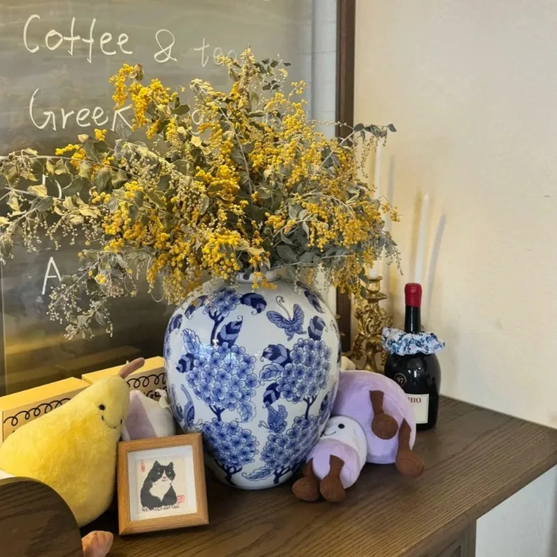 Modern Luxury Ceramic Vase – Elegant Home Décor Flower Bottle Decorative Ceramic Vase Babs