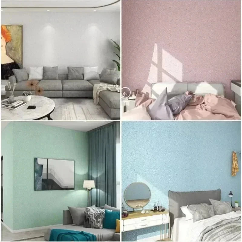 Self-Adhesive XPE Foam Wallpaper – Linen Diatom Mud Wall Sticker Peel & Stick Wallpaper Babs