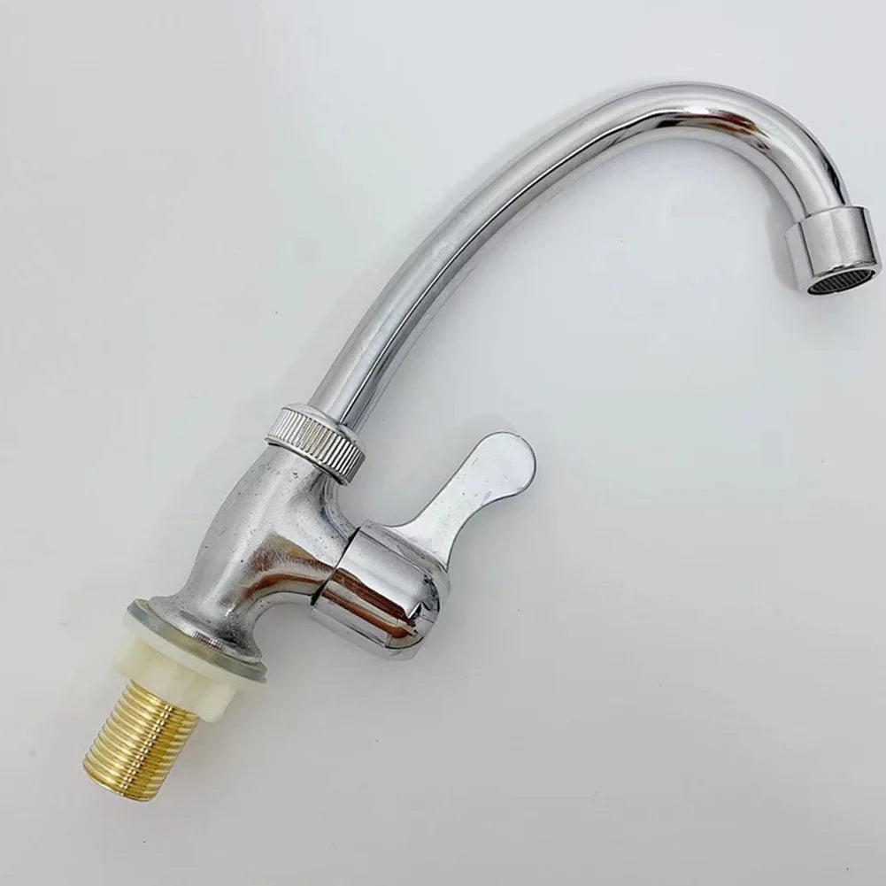 LEENKEA Single Hole Cold Kitchen Faucet – Stainless Steel Tap Kitchen Faucet Babs