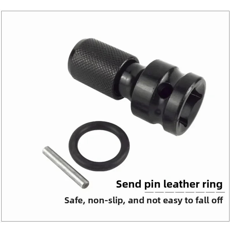 1/2" Square to 1/4" Hex Impact Wrench Adapter Converter Socket Drive Adapter Babs