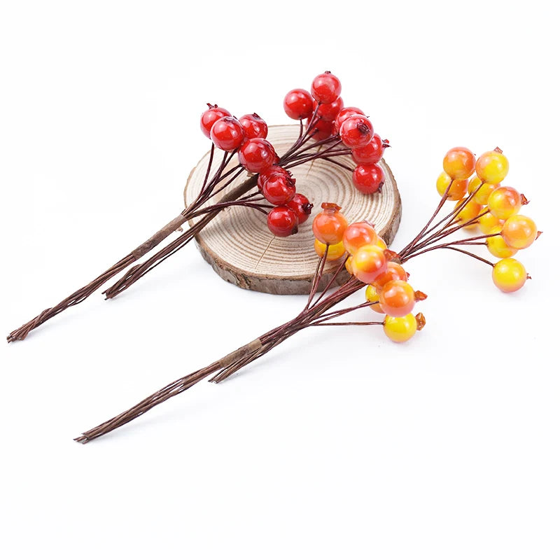 Artificial Pomegranate Flowers 5/10pcs – Wedding & Home Decor Artificial Flowers Babs