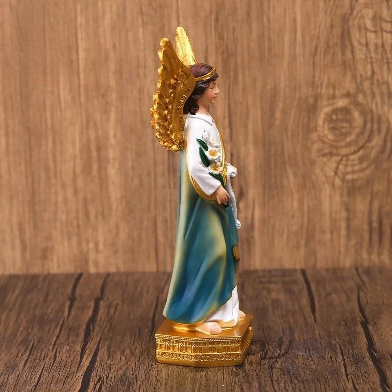 Saint Raphael Angel Resin Statue – Classic Figurine Gift Resin Angel Figurine Babs