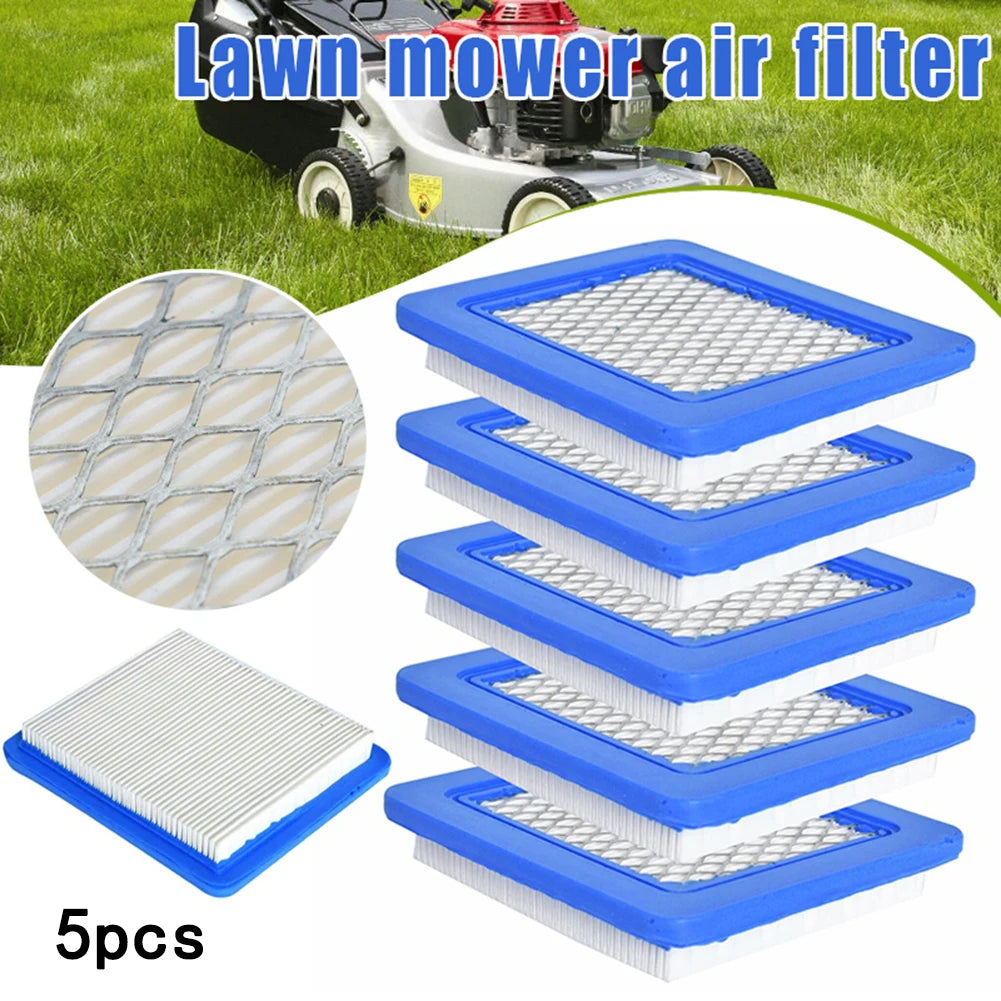 5-Pack Lawn Mower Air Filter | Fits 491588 399959 491588S Lawn Mower Air Filter Babs