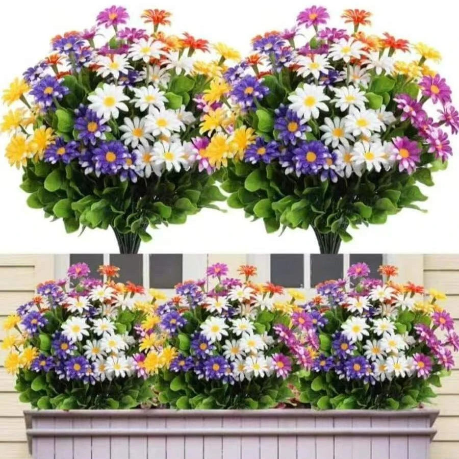 Artificial Silk Daisy Flowers for Wedding & Home Decor 1/5pcs Artificial Silk Flowers Babs
