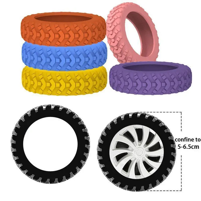 8PCS Silent Rubber Luggage Wheel Covers – Caster Protectors Luggage Wheel Covers Babs