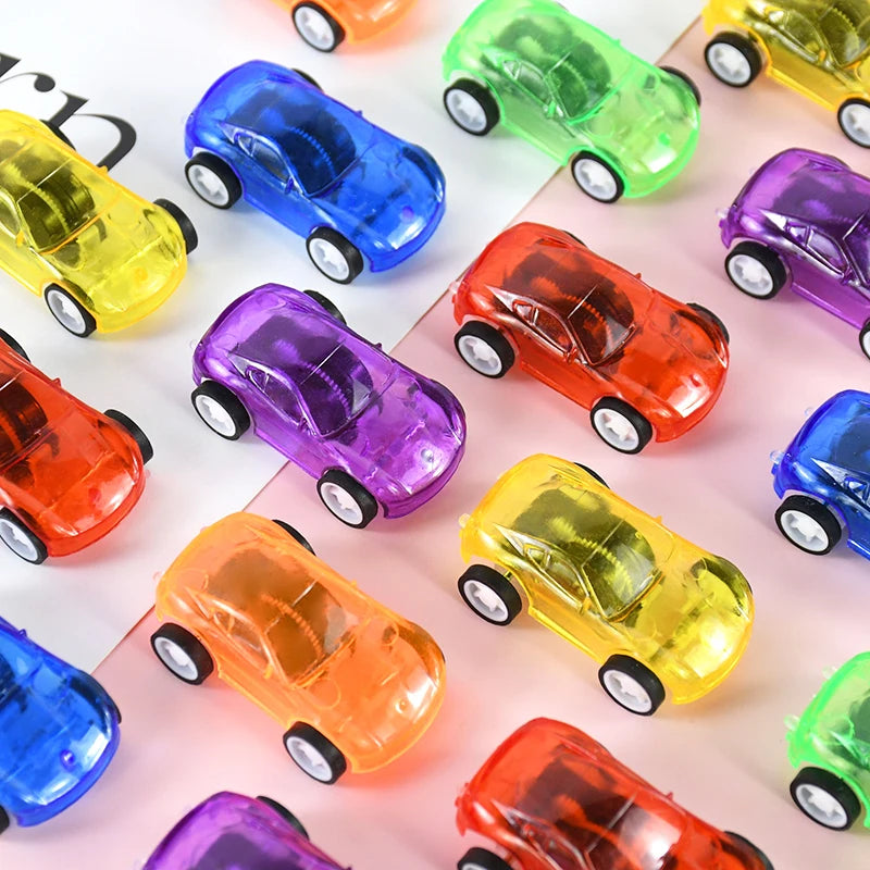 Mini Pull Back Car Toys 10/30 Pcs – Kids Party Favors & Prizes Pull Back Toy Cars Babs Random Mix 10pcs