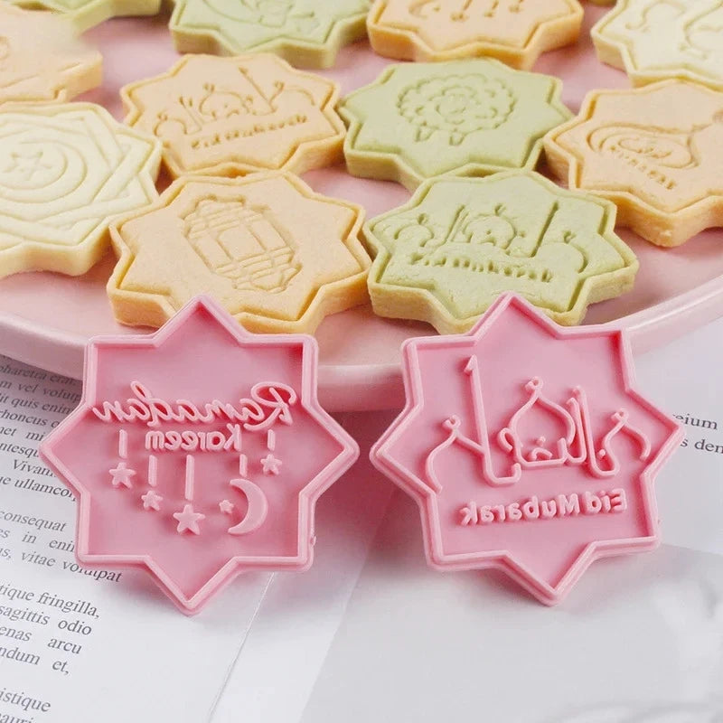 Ramadan Eid Cookie Cutters Set – 8/10Pcs Islamic Baking Molds Cookie Cutter Set Babs