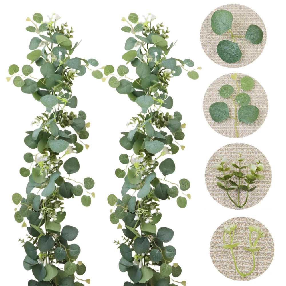 Artificial Greenery Vine Wall Hanging Decor – 1/3 Pcs Set Artificial Vine Decor Babs