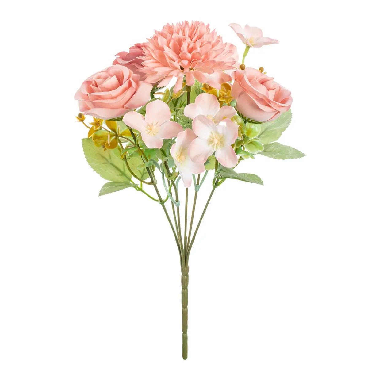 Artificial Silk Rose Bouquet – Wedding & Home Décor Flowers Artificial Silk Flowers Babs Color 1 1pc