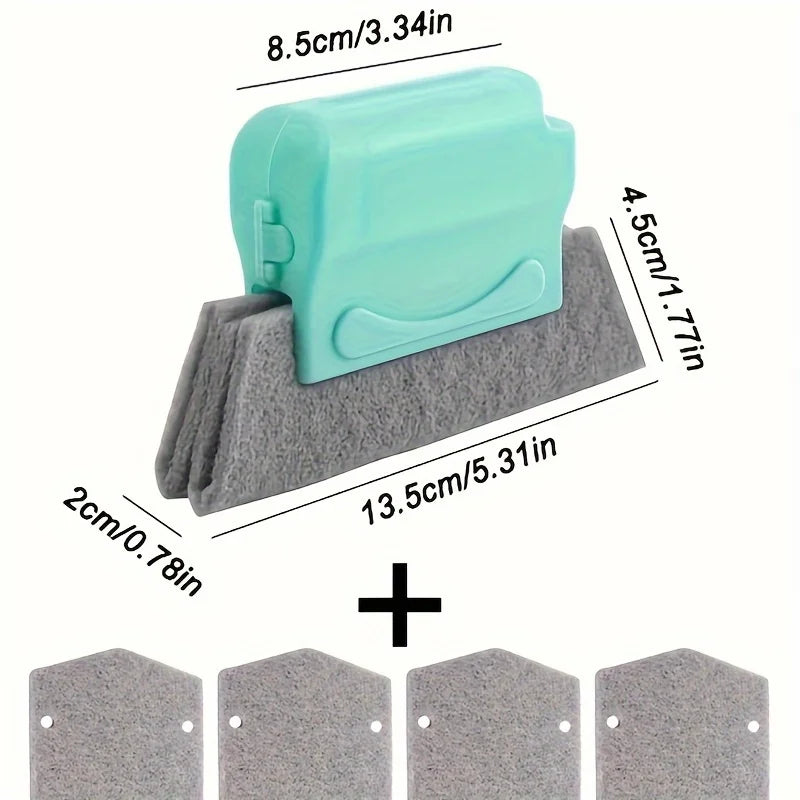 5-Piece Window Cleaning Kit with Plastic Handle & Squeegee Window Cleaning Kit Babs