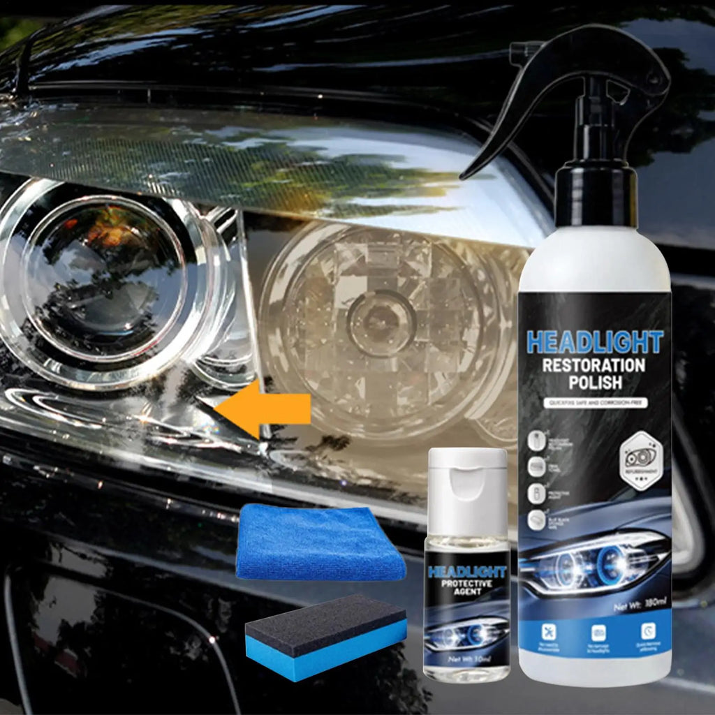 Car Headlight Restoration Kit – Polish & Anti-Oxidation Liquid Headlight Restoration Kit Babs