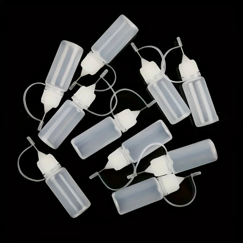 10pcs 10ml Needle Tip Squeeze Bottles – Glue Applicator Set Glue Applicator Bottles Babs