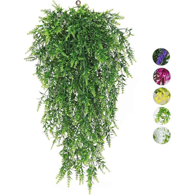 Artificial Eucalyptus Camellia Vine Wreath – DIY Home Decor Artificial Plant Vine Babs